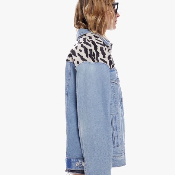 Mother The Drop It Drifter Jean Jacket in I Confess SZ S NEW - Picture 4 of 13